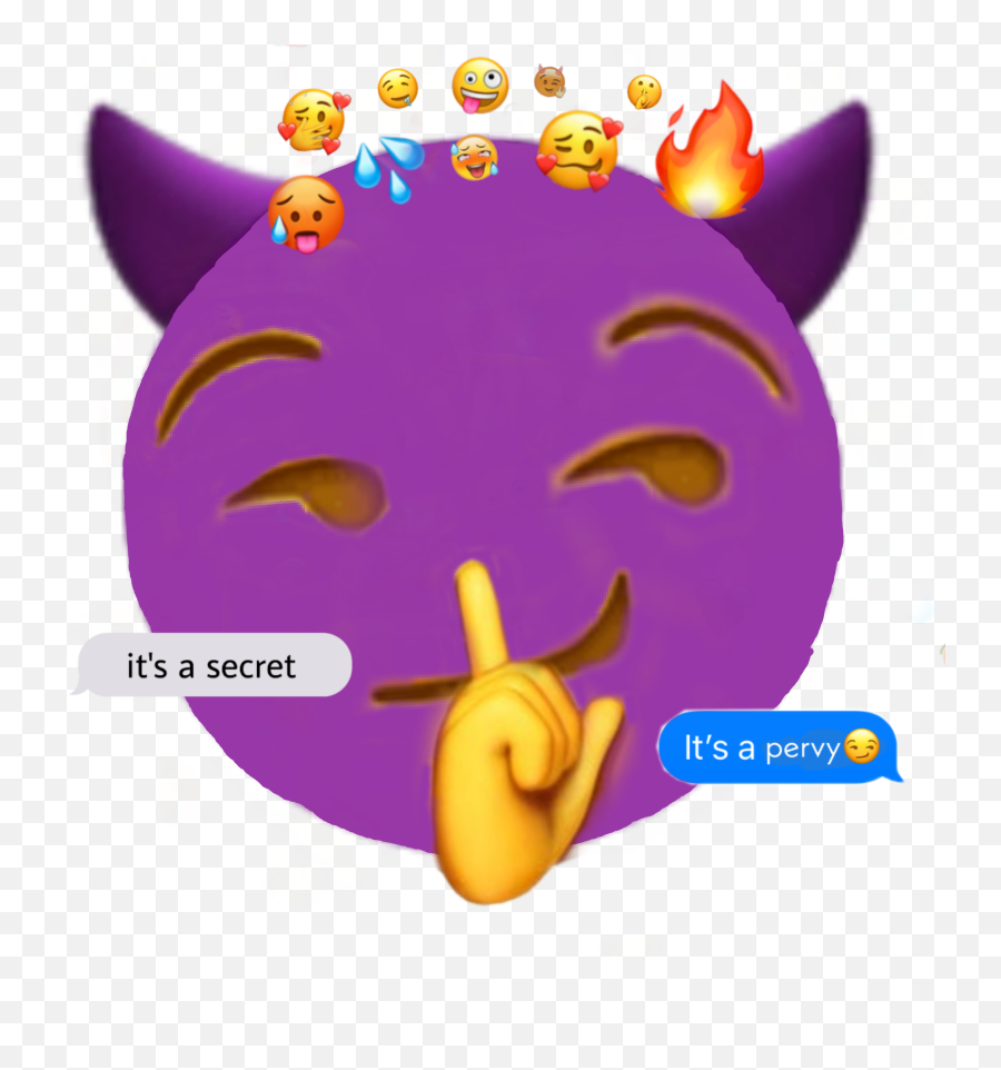 Diabla Diablo Lucifer Emoji Secret - Happy,Secret Emoji