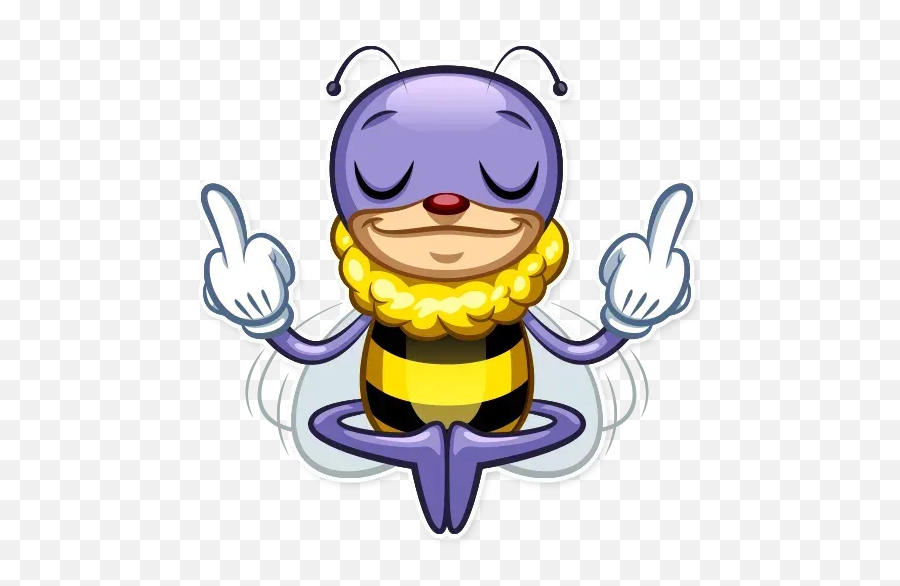 Bee Sticker Pack - Stickers Cloud Emoji,Find Pics Of Downloadable Bee Emojis