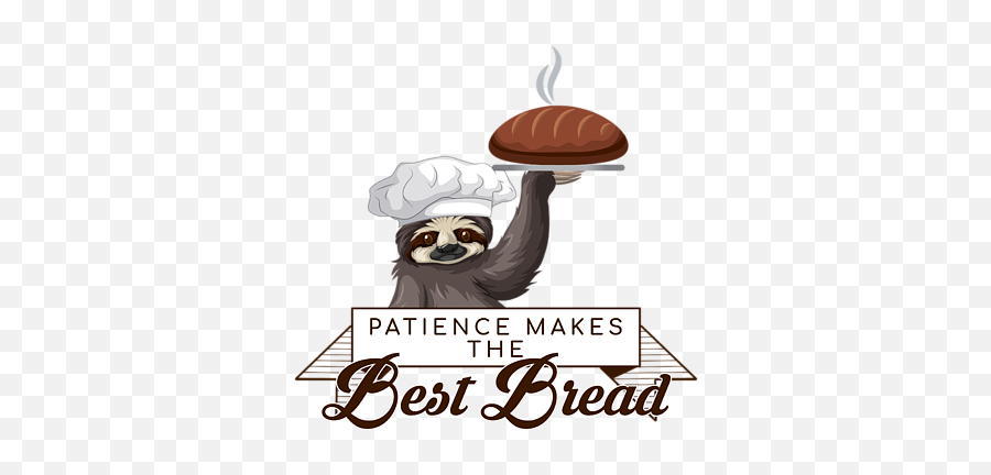 Patience Makes The Best Bread Cute Funny Sloth Throw Pillow Emoji,Cute Sloth Emojis