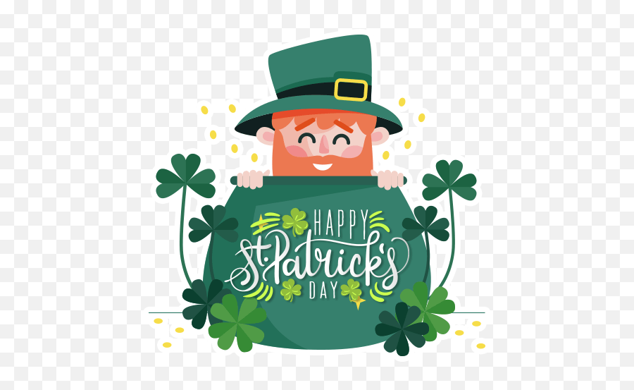 St Patricks Day By Marcossoft - Sticker Maker For Whatsapp Emoji,Leprechaun Emoji