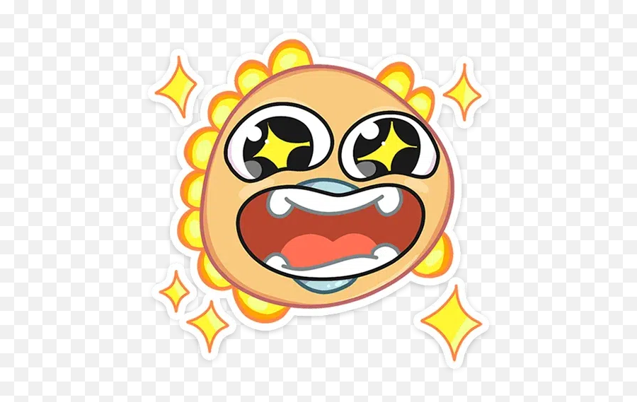 Sunflower Power Whatsapp Stickers - Happy Emoji,Sunflower Emoticon