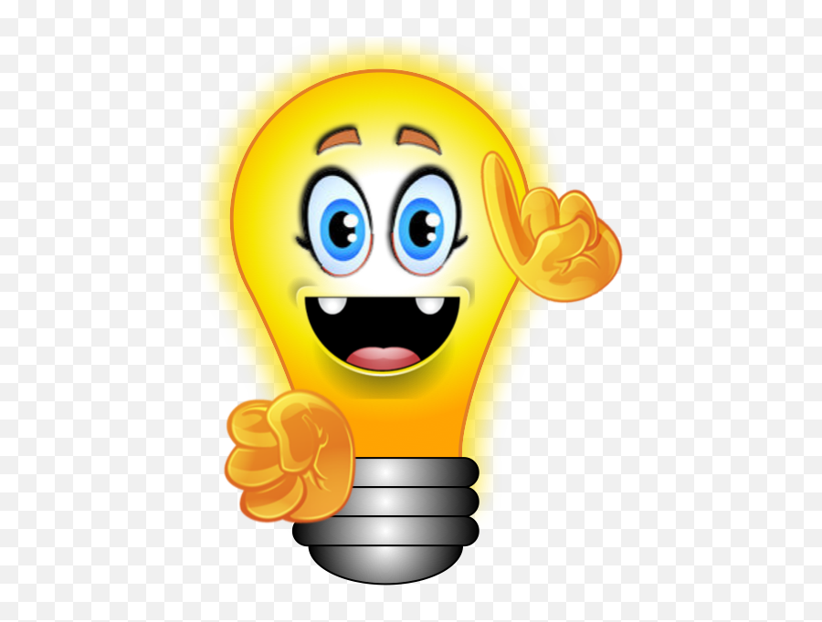 Bright Idea Stickers By Danny Hindson Emoji,Emoji Bright