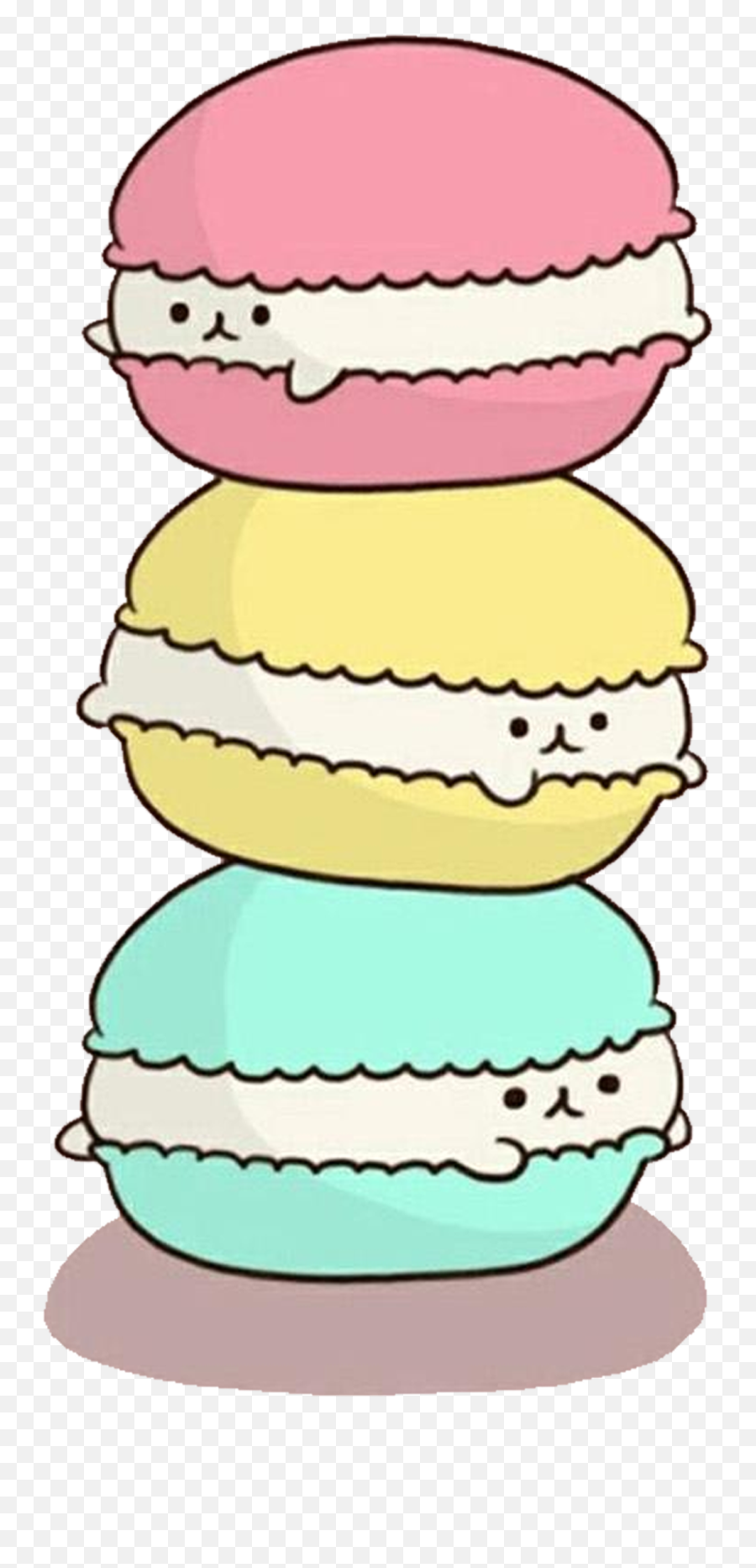 Cute Macaron - Kawaii Cute Wallpaper For Iphone Emoji,Emoji Macaroons