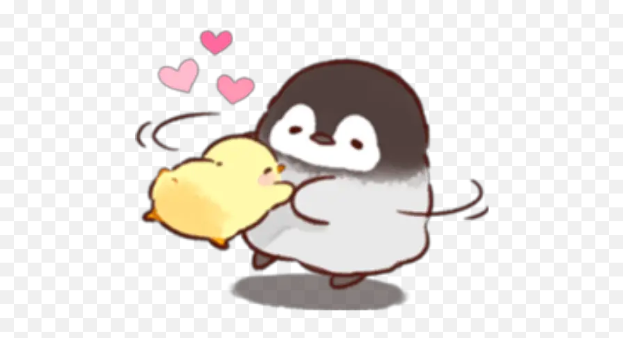 Cute Chick 2 Stickers For Whatsapp - Soft And Cute Chicks Emoji,Emoji Llorando Png