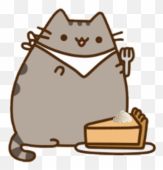 Scpumpkinpie Pumpkin Pie Sticker - Pusheen Gif Emoji,Pumpkin And Cake Emoji