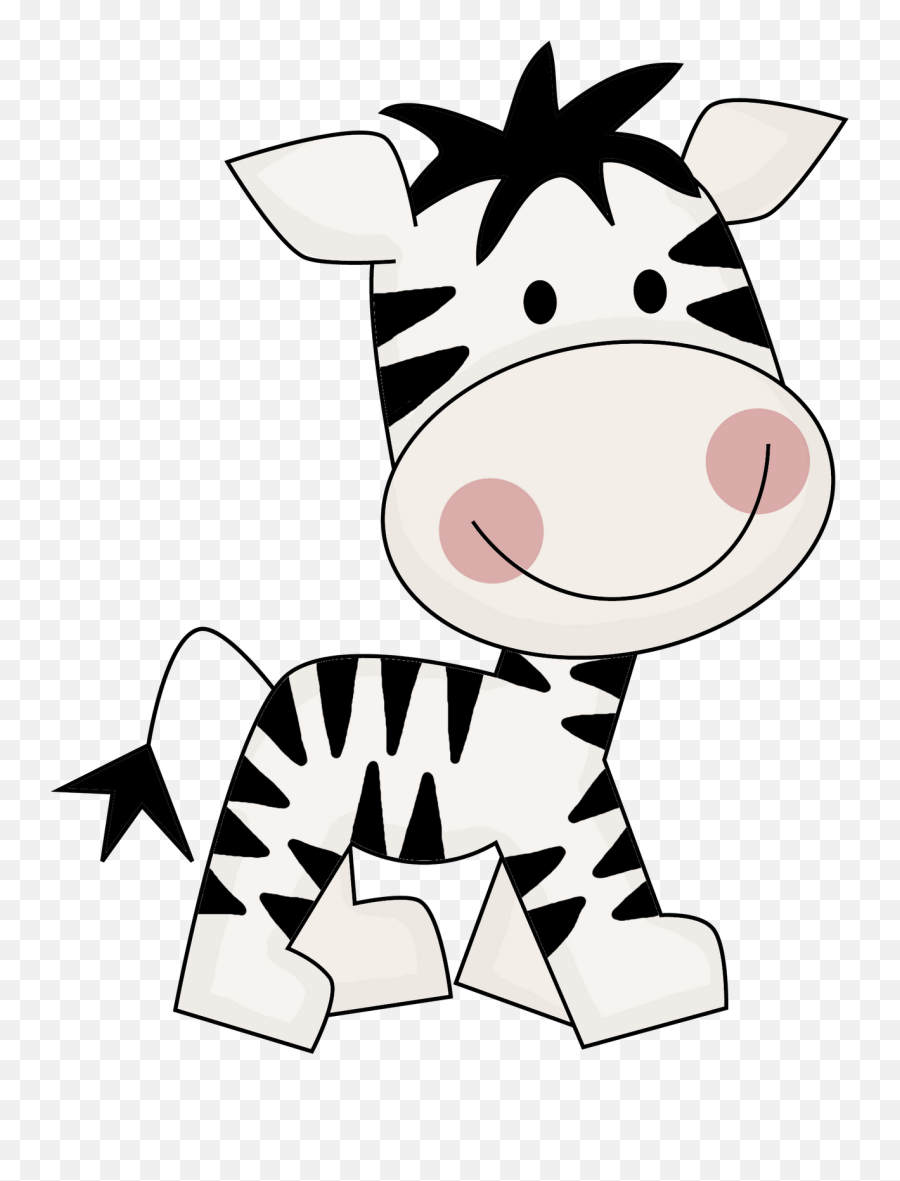 Clipart Girl Zebra Cute - Cute Zebra Vector Png Transparent Baby Zebra Clipart Png Emoji,Zebra Emoji