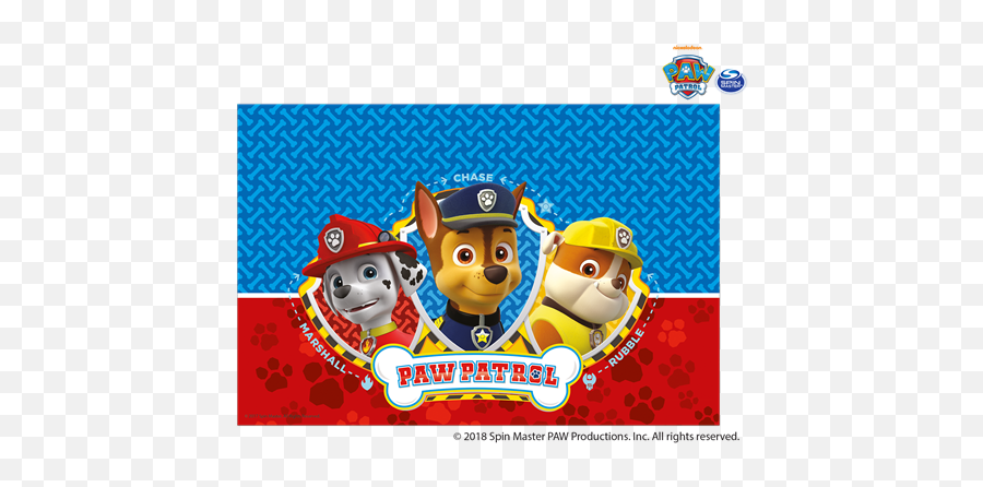 Paw Patrol Table Cover - Paw Patrol Emoji,Emoji Plastic Table Cover