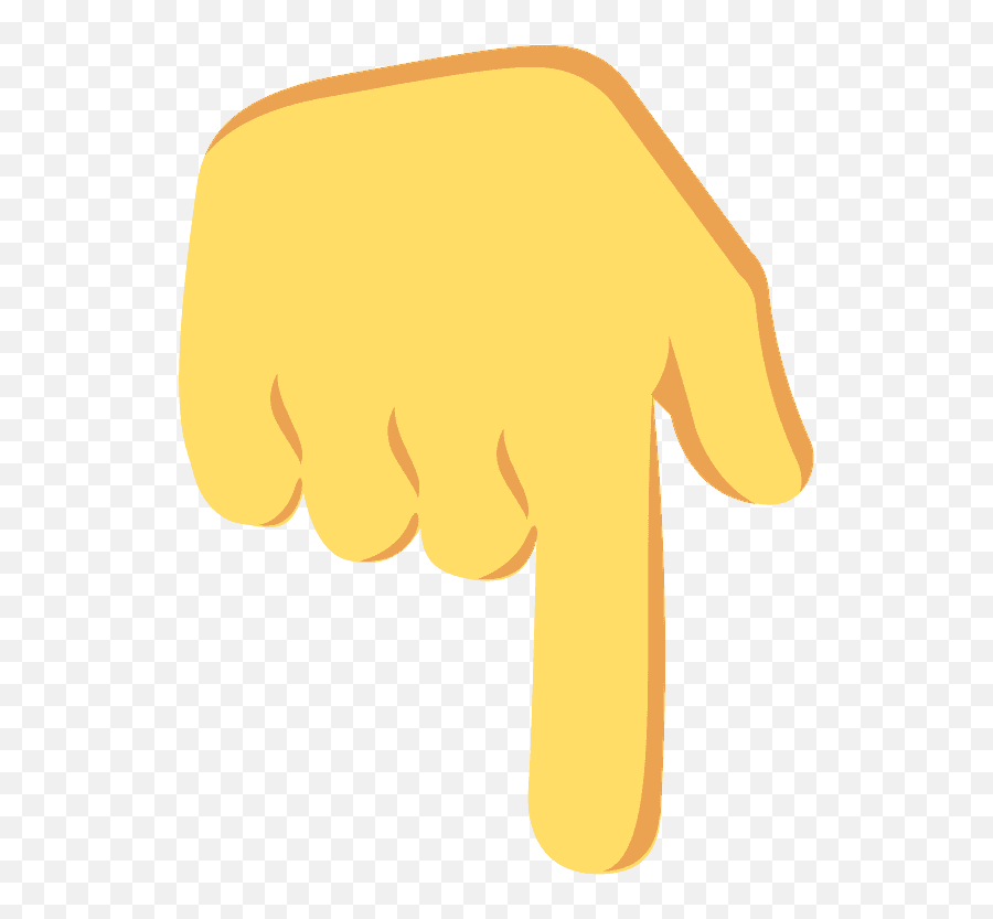 Backhand Index Pointing Down Emoji - Emoji Seta Para Baixo,Point Down Emoji