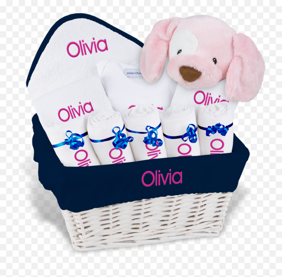 Personalized Large Girl Basket D - Soft Emoji,100 Emoji Onesie