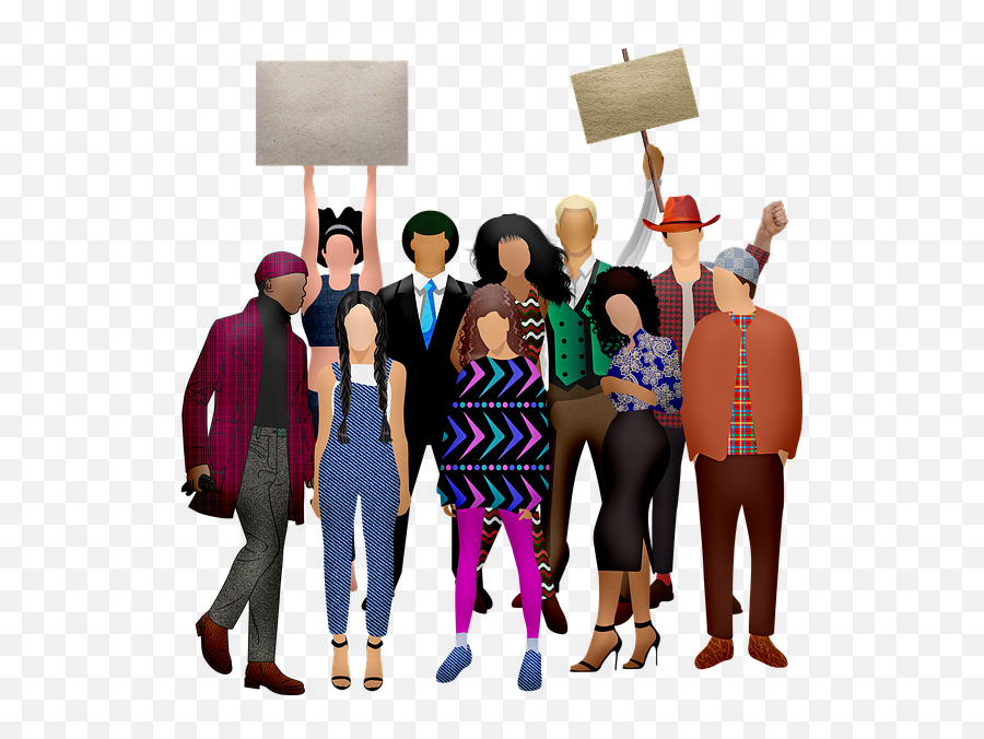 Black Lives Matter March - People Png Transparent Diversity Emoji,Guess The Emoji Mailbox Policeman