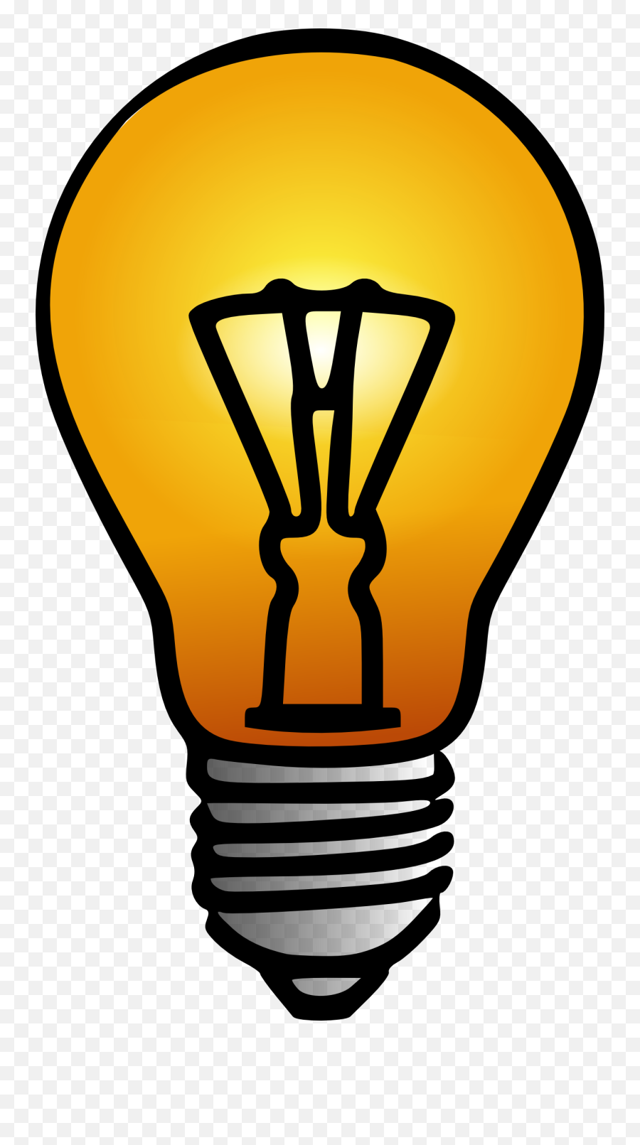 Bulb Png Bulb Transparent Background - Light Bulb Clipart Emoji,Light Bulb Emoji