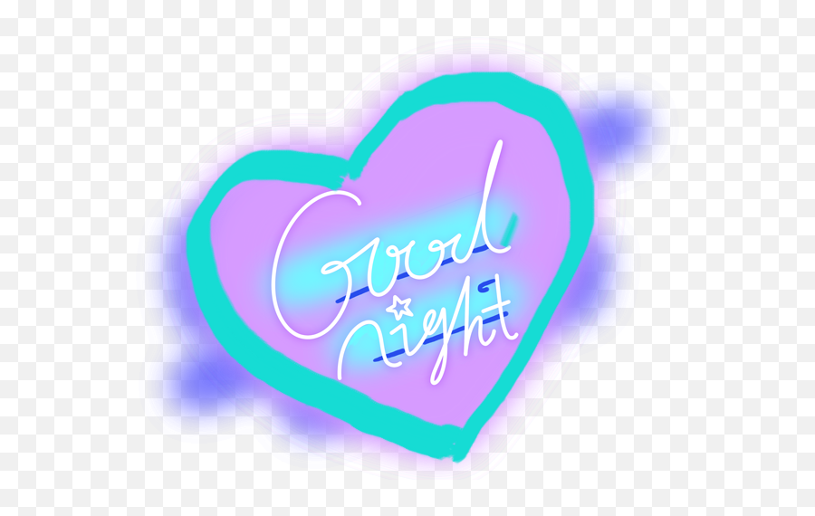 Goodnight Sticker - Girly Emoji,Cute Goodnight Text With Emojis
