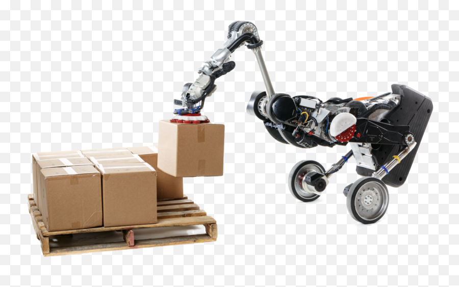 The Mobile Robot For Moving Boxes In The Warehouse - Boston Dynamics Logistics Robot Emoji,Box Game Robot With Emotions