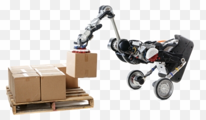 The Mobile Robot For Moving Boxes In The Warehouse - Boston Dynamics Logistics Robot Emoji,Box Game Robot With Emotions