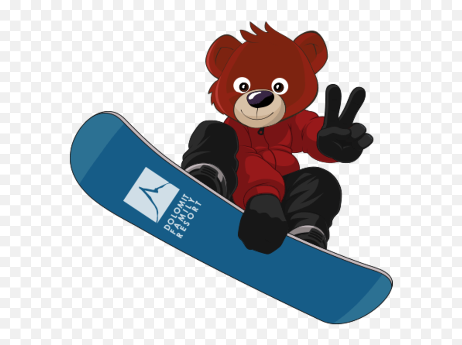Snowboarding Dolomit Family Resort - Snowboard Png Cartoon Emoji,Snowboard Emoji