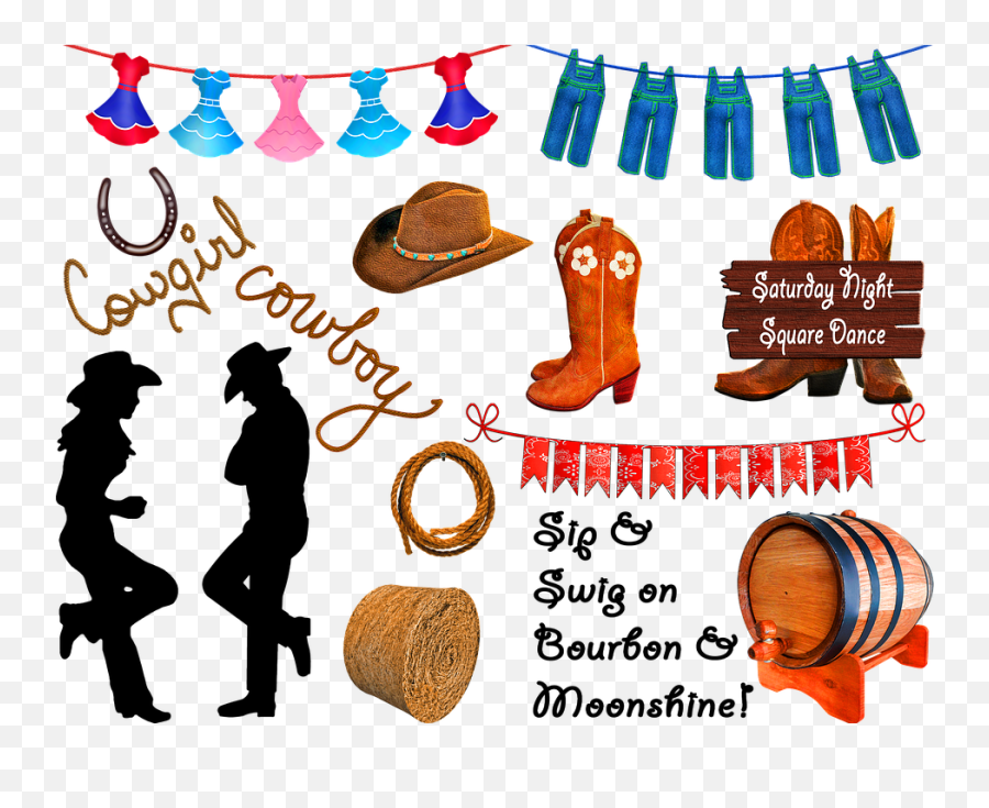 Free Photo Cowgirl Square Dance Cowboy Hoe Down Cowboy Boots - Western Country Svg Emoji,Beincadeira Com Emotions