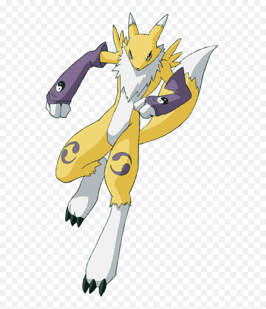 All Renamonu0027s Digivolution In Digimon Tamers - Renamon Png Emoji,Emoticon Digimon Meme