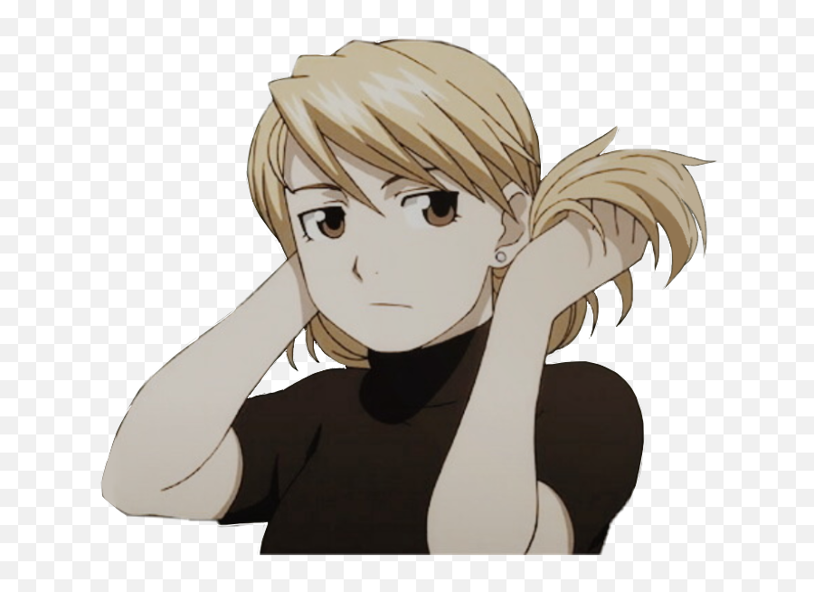 Riza Sticker - Riza Hawkeye Fma Icons Emoji,Emojis Rizas Png