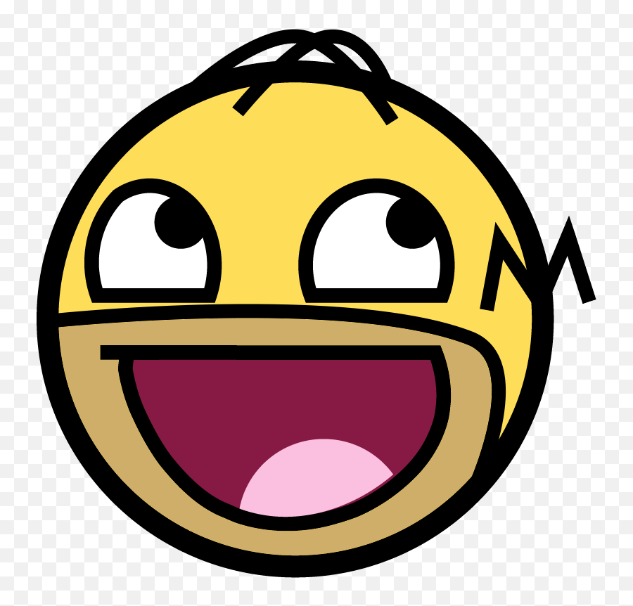 Smiley Face Emoticon Clip Art - Awesome Face Emoji,Open Mouth Smile Emoji