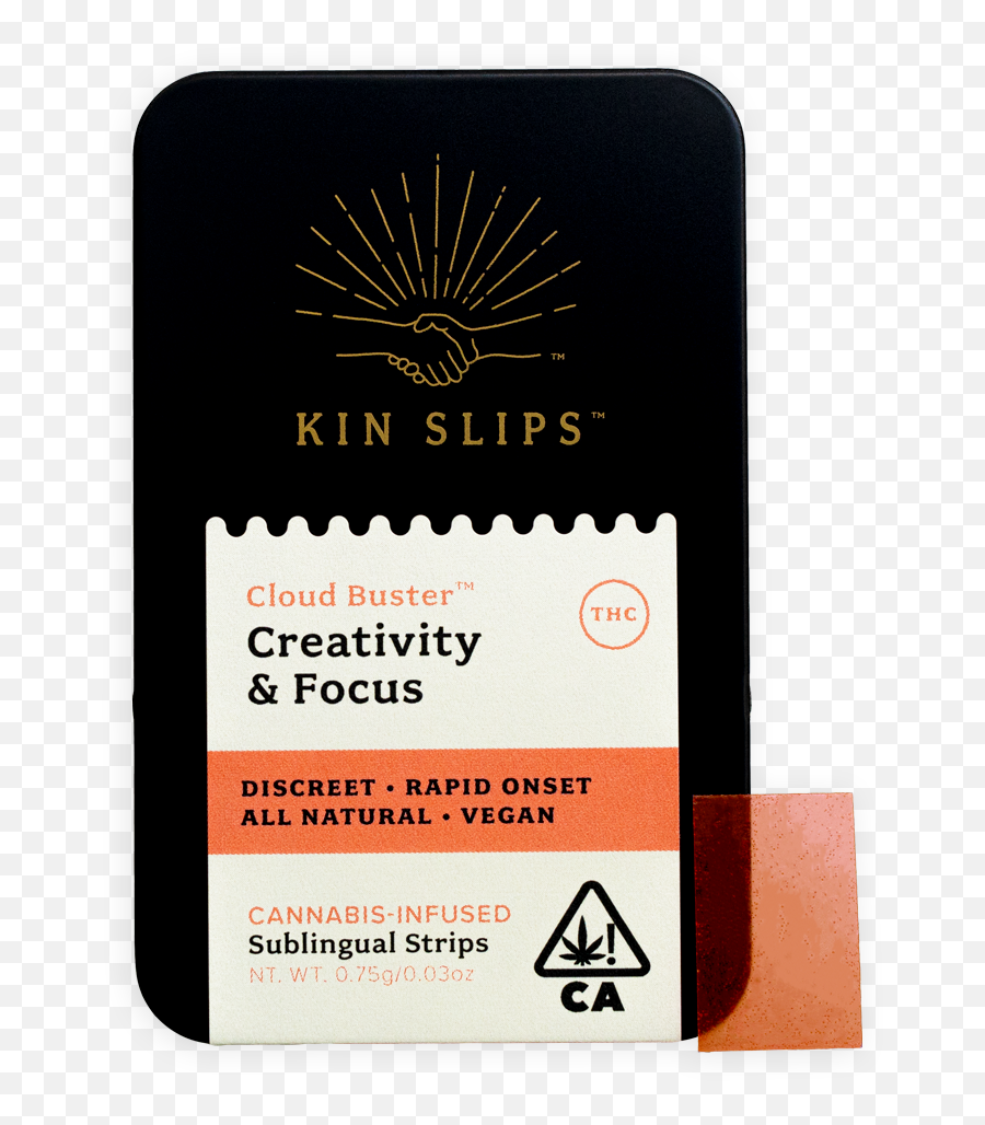 Kin Slips - Cloud Buster Microdose Sublingual Strips Thc Emoji,When Your Emotions Cloud Your Creativity