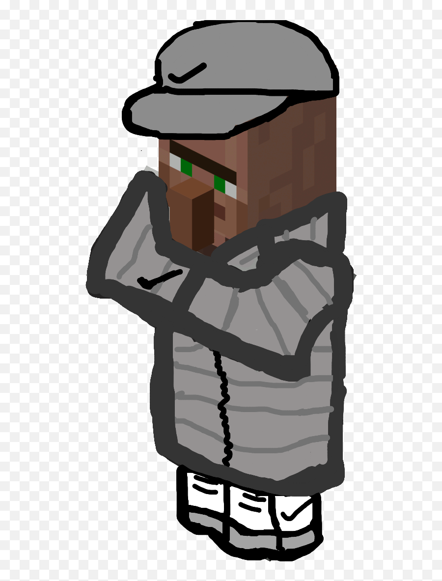 Roadman Minecraft Villager Sticker - Newsboy Cap Emoji,Minecraft Villager Emojis