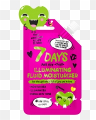 A - 7days Your Emotions Today Illuminating Fluid Moisturizer Emoji,Liqued Emotions