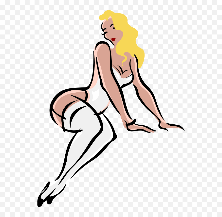 Openclipart - Clipping Culture Lingerie Model Light Skin Black Hair Black Clothes Emoji,Images Of Blond Haired Caucasian Female Emojis