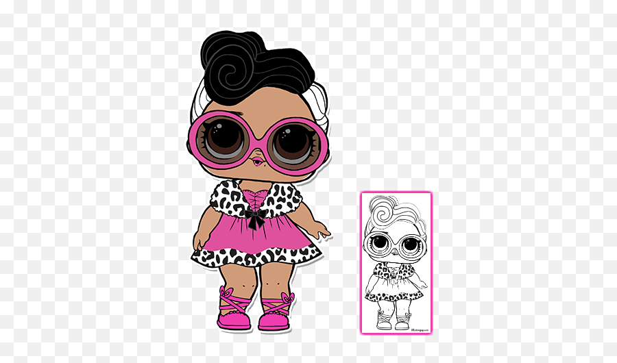 Download Lol Surprise Doll Coloring Pages Page 8 Color Your - Doll Face Lol Emoji,Printable Emojis Faces To Color