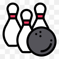 Bowling - Solid Emoji,Emoticon For Bowling