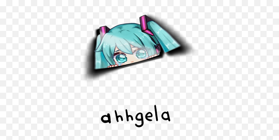 Peeking Stickers Cute Anime Stickers For Cars Ahhgela - Ace Peeker Sticker Anime Emoji,Emoji Crying Holo