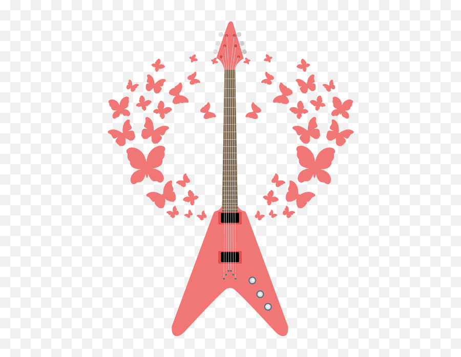 Rock Girls Portable Battery Charger - Girly Emoji,Rock Girl Guitar Emoticon Facebook