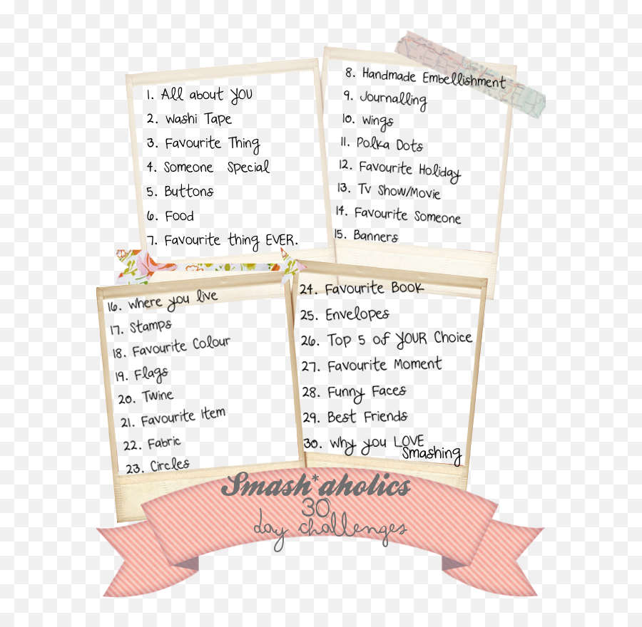 30 Day Creative Writing Challenge U2014 What I Learned From The - 30 Day Favorite Things Challenge Emoji,List Of Emotions For Writers