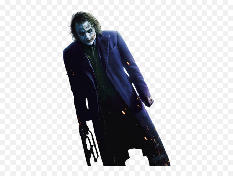 The Joker - Joker In Batman Begins Emoji,Joker Emoji Ledger