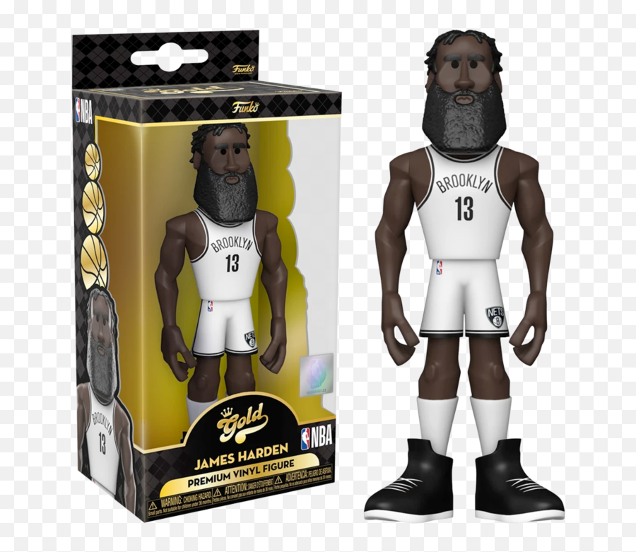 Nba Basketball James Harden Brooklyn Nets 5u201d Gold Premium Emoji,Harden Emoji Tee