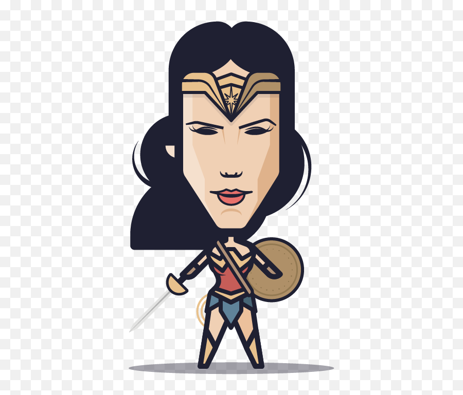 Loogmoji Loogart Emoji,Super Hero Emoji Woman