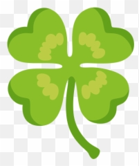 Four Leaf Clover Emoji,Good Luck Emoticon Japanese