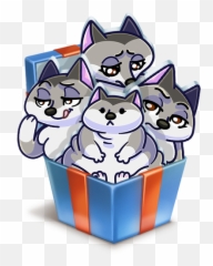 64win Asta Emoji,Pomsky Emoji