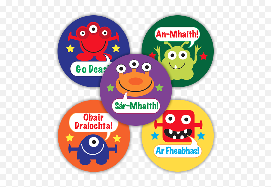 Sticker Irish Praise Aliens - Irish Reward Stickers Emoji,Irish Emoticon
