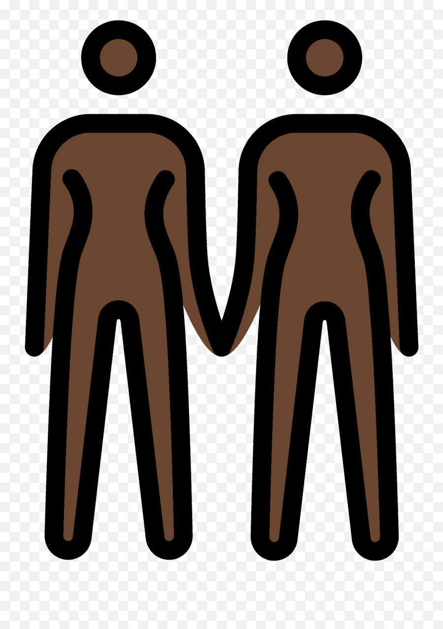 Men Holding Hands Dark Skin Tone Emoji - Skin,Aussie Flag Emoji