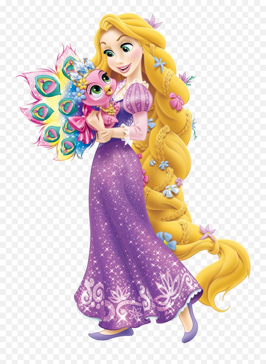 Princesas Disney Y Sus Mascotas - Disney Princess Rapunzel Dp Emoji,Disney Emoji Fabric