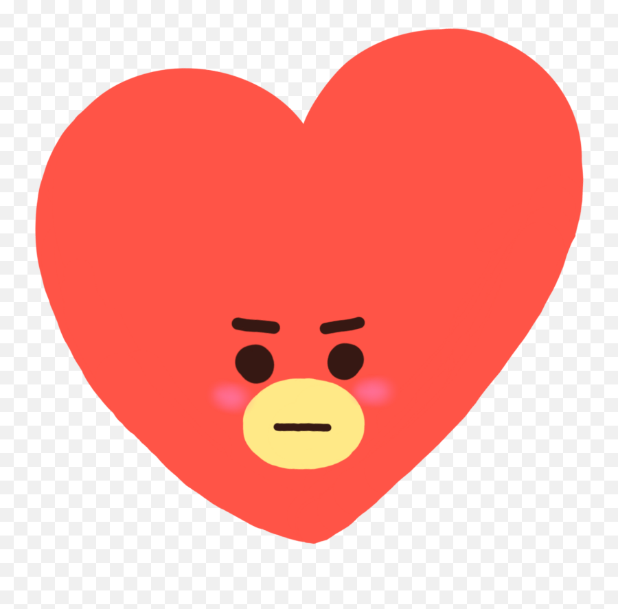 Tata Head Bt21 Drawing - Novocomtop Happy Emoji,Bts Animal Emojis