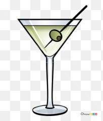 How To Draw Dry Martini Coctails - Martini Glass Emoji,Martini And Party Emoji