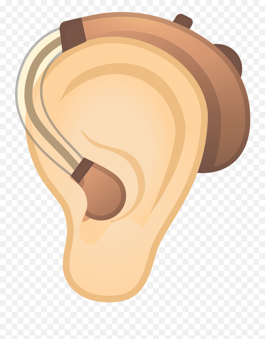 Ear With Hearing Aid Emoji Clipart - Oreja Emoji,Aids Emoji