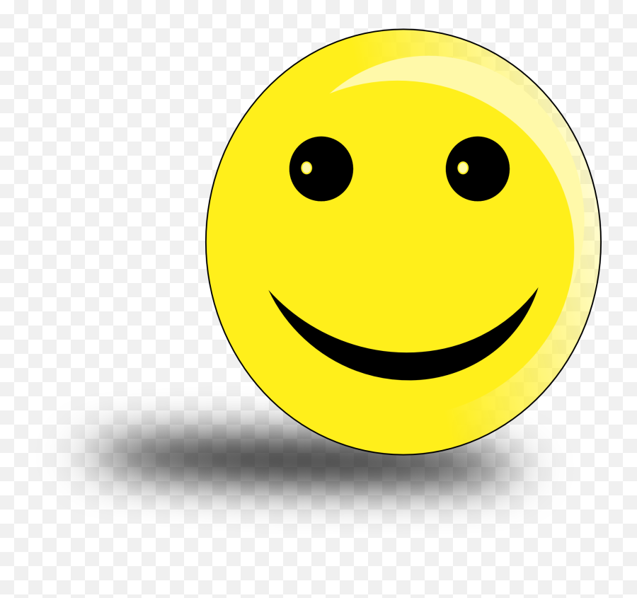 Yellow Smiley Face Clip Art Image - Happy Emoji,Bug Emoticons