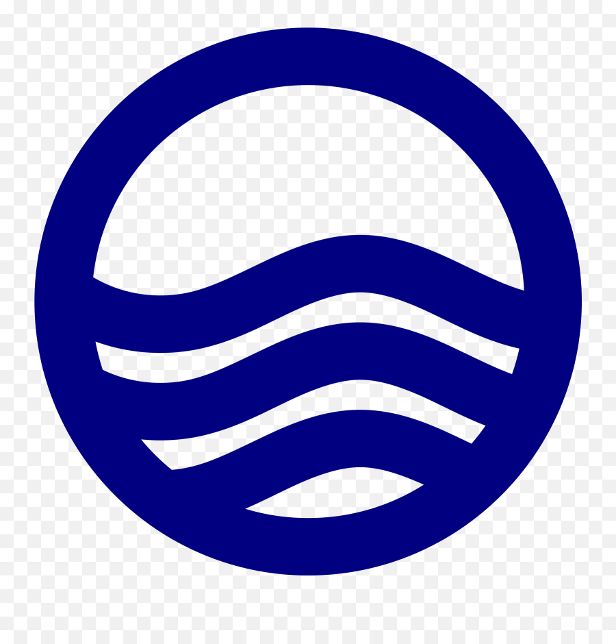 Waves Clipart Symbol Waves Symbol - Svg Wave In Circle Emoji,Wave Eleven Emoji