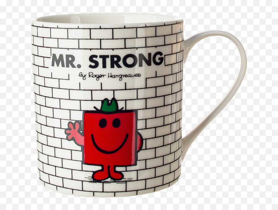 Mr Men - Mr Strong Mug Serveware Emoji,Emoticon Coffee Mugs