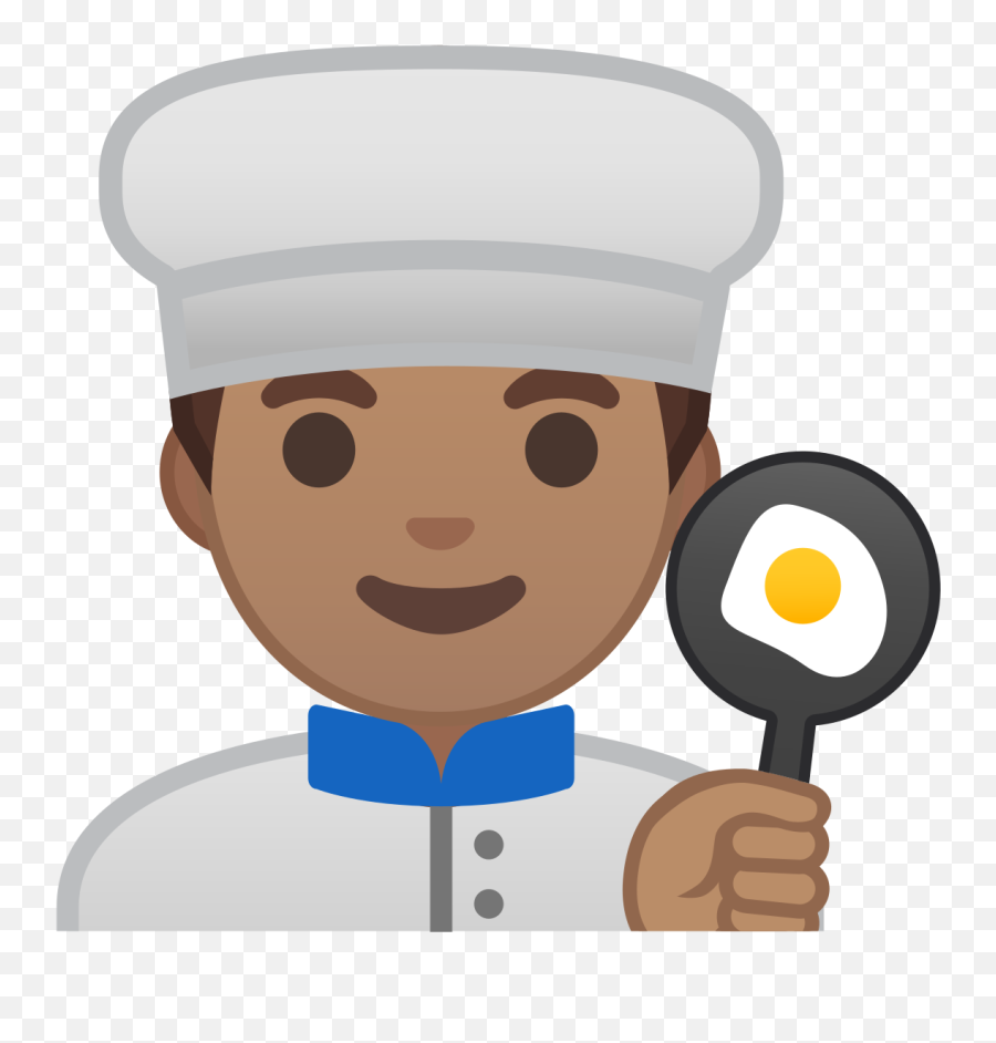 Noto Emoji Oreo 1f468 1f3fd 200d - Emoji De Un Chef,Master Chief Emoji