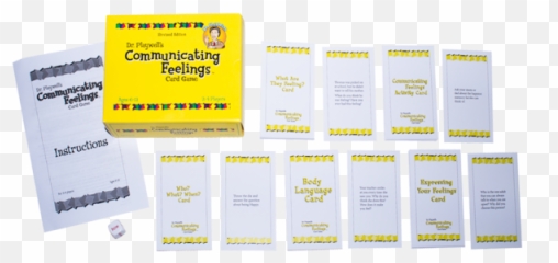 Communicating Feelings Card Game Emoji,Color Cards Emotions