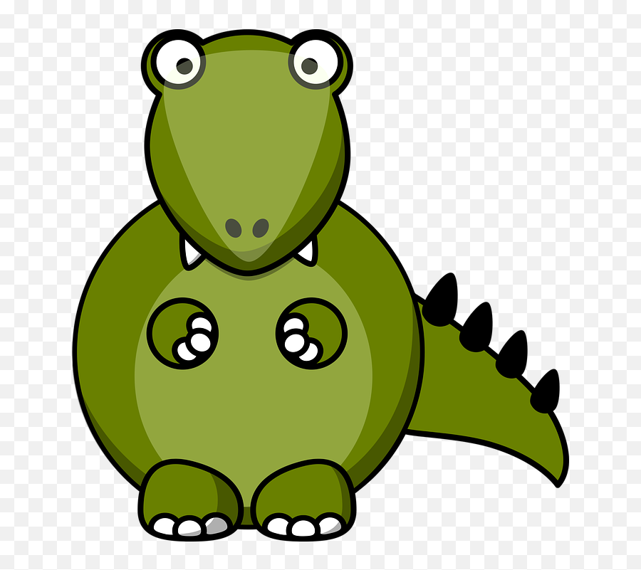 Free Photo Dino Cartoon Monster - Clipart Tyrannosaurus Rex Cartoon Emoji,Cartoon Dragon Different Emotions