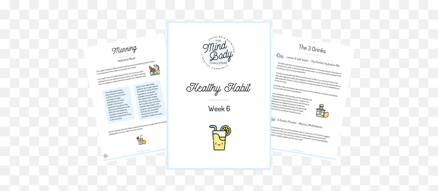 The 12 Week Mind Body Challenge - Document Emoji,Annya Emotions